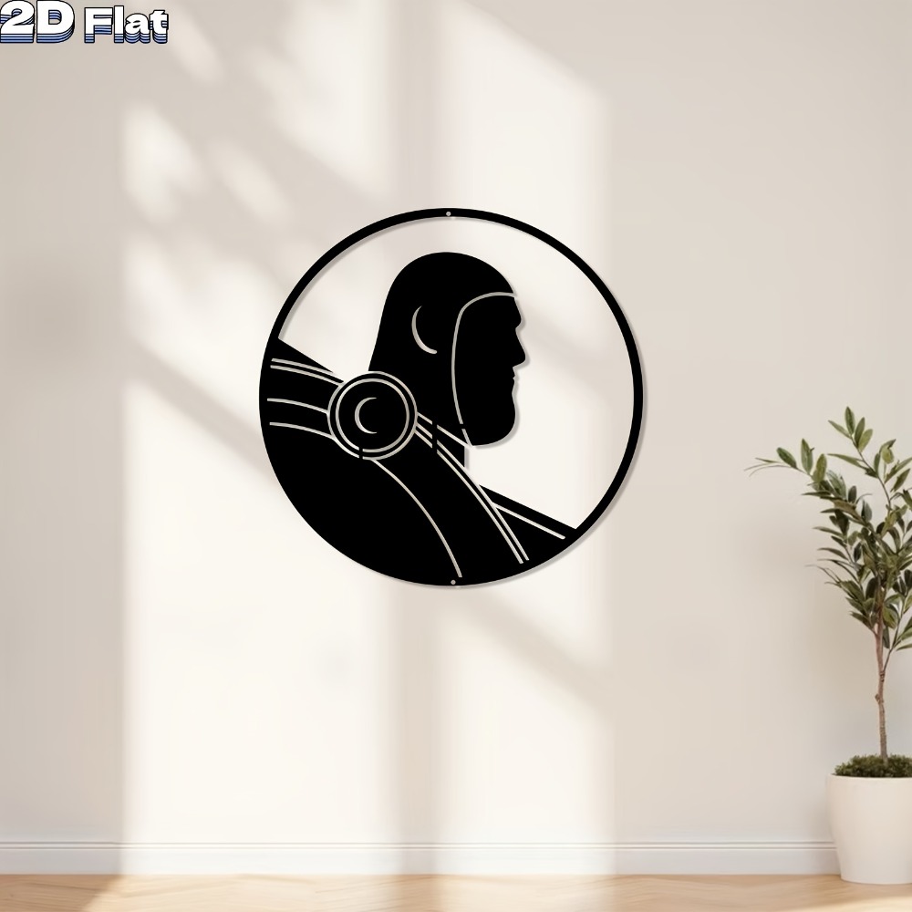 Modern Robot Aluminum Wall Art - Tech Office Wall Decor 리뷰 및 가격