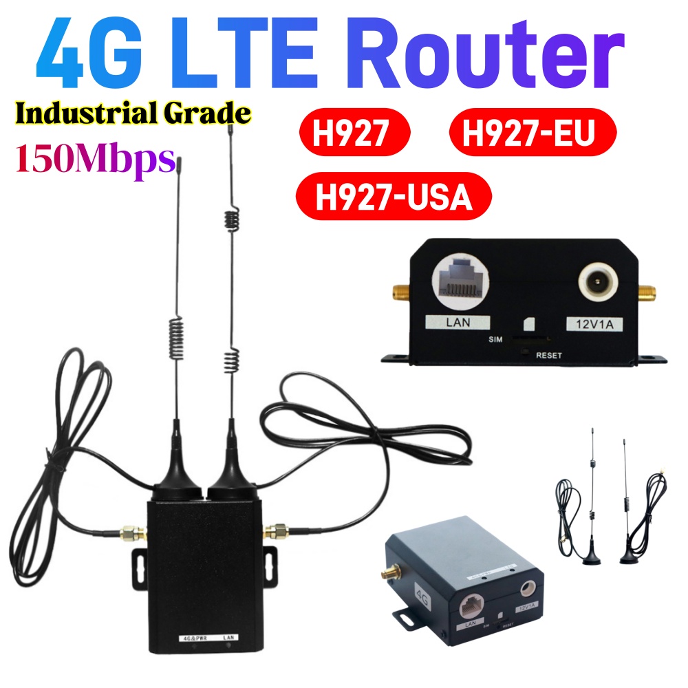 H927 WiFi Router Industrial Gr - 4G Lte Router Sim 리뷰 및 가격