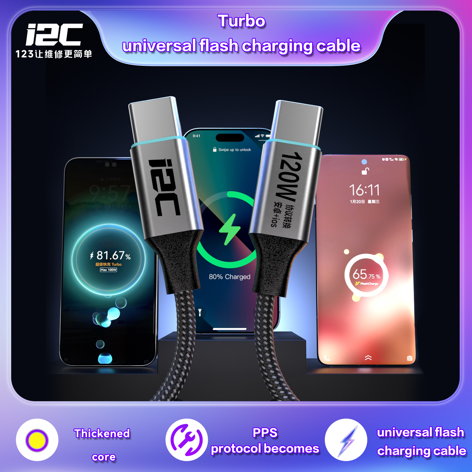 i2C Turbo 120W PPS Protocol Fa - Usb Extender Active 리뷰 및 가격