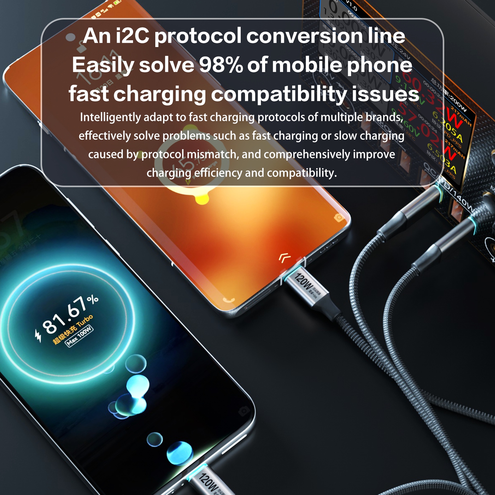 i2C Turbo 120W PPS Protocol Fa - Usb Extender Active 리뷰 및 가격