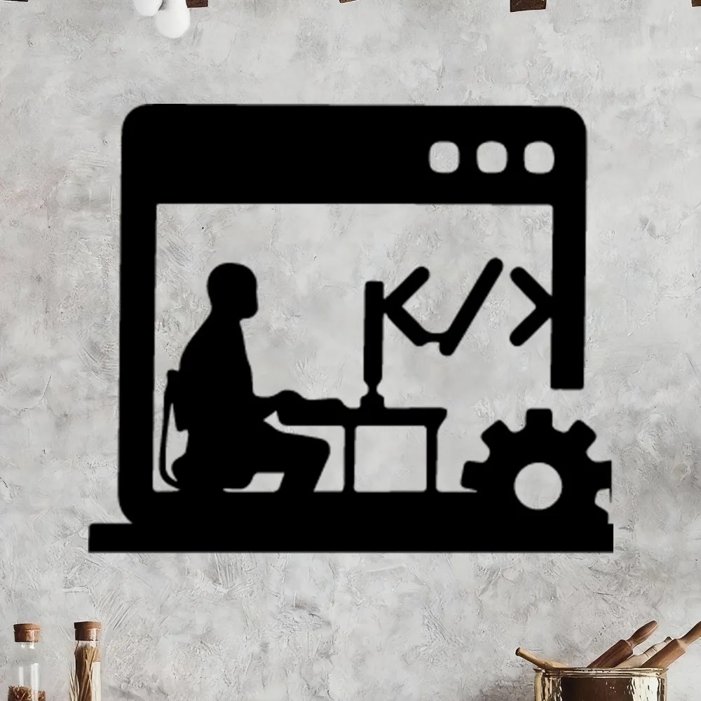 Metal Wall Art Decor Silhouett - Tech Office Wall Decor 리뷰 및 가격
