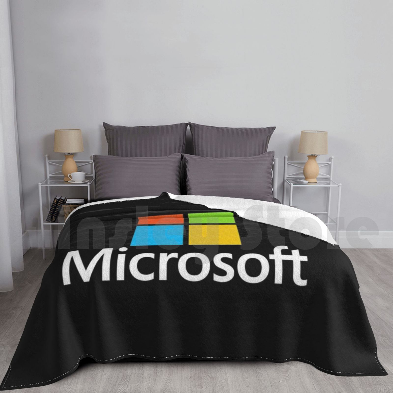 Microsoft Type Blanket Fashion - Office Tech Logo 리뷰 및 가격