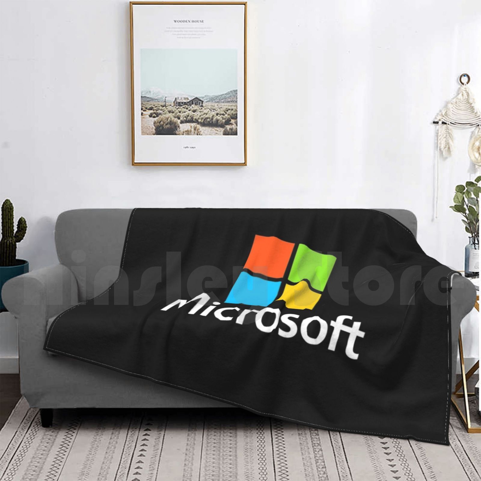 Microsoft Type Blanket Fashion - Office Tech Logo 리뷰 및 가격