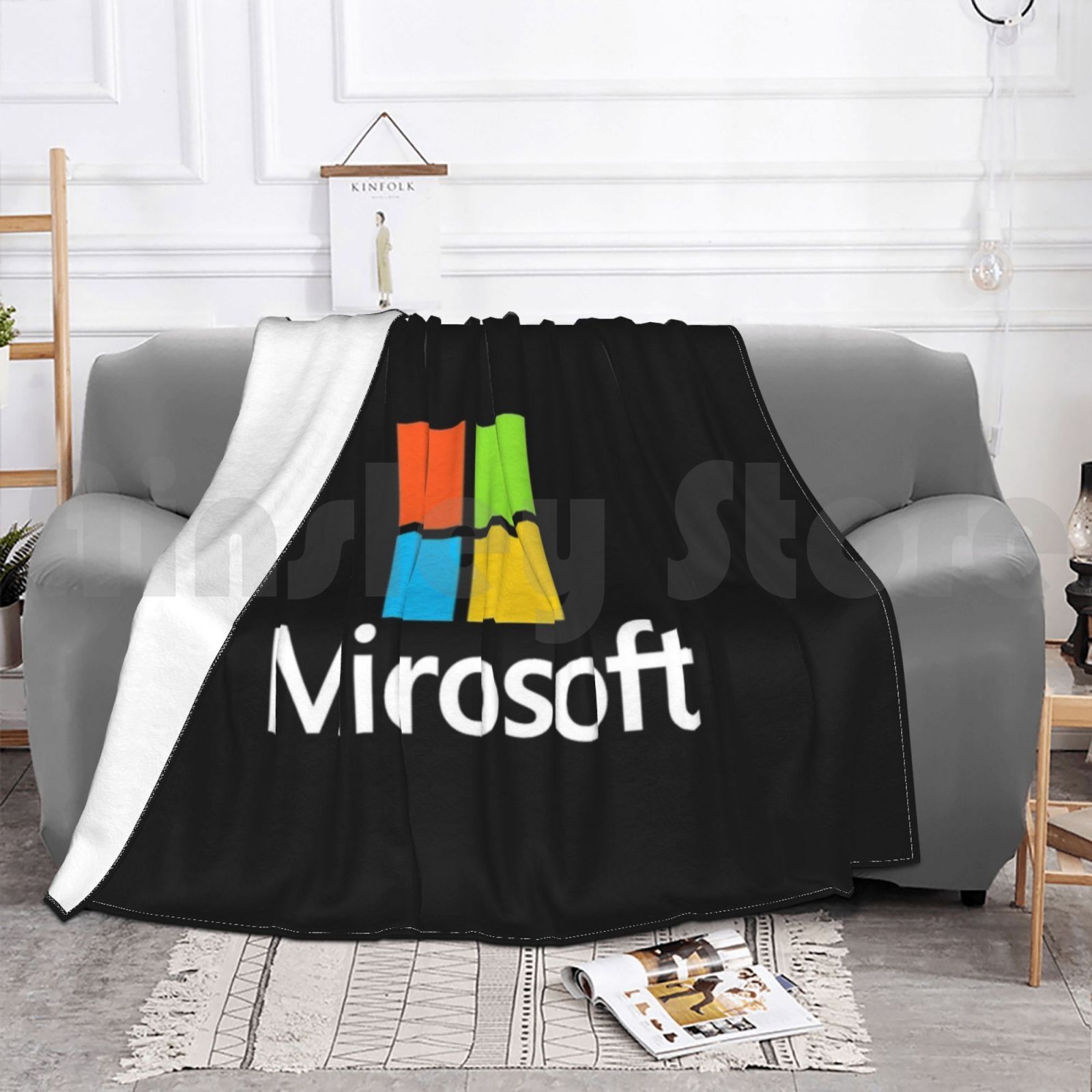 Microsoft Type Blanket Fashion - Office Tech Logo 리뷰 및 가격