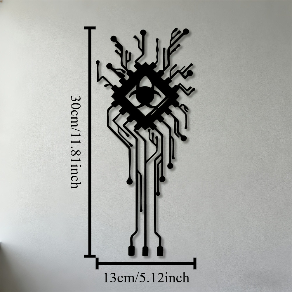 Modern Biohazard Eye Metal Wal - Tech Office Wall Decor 리뷰 및 가격