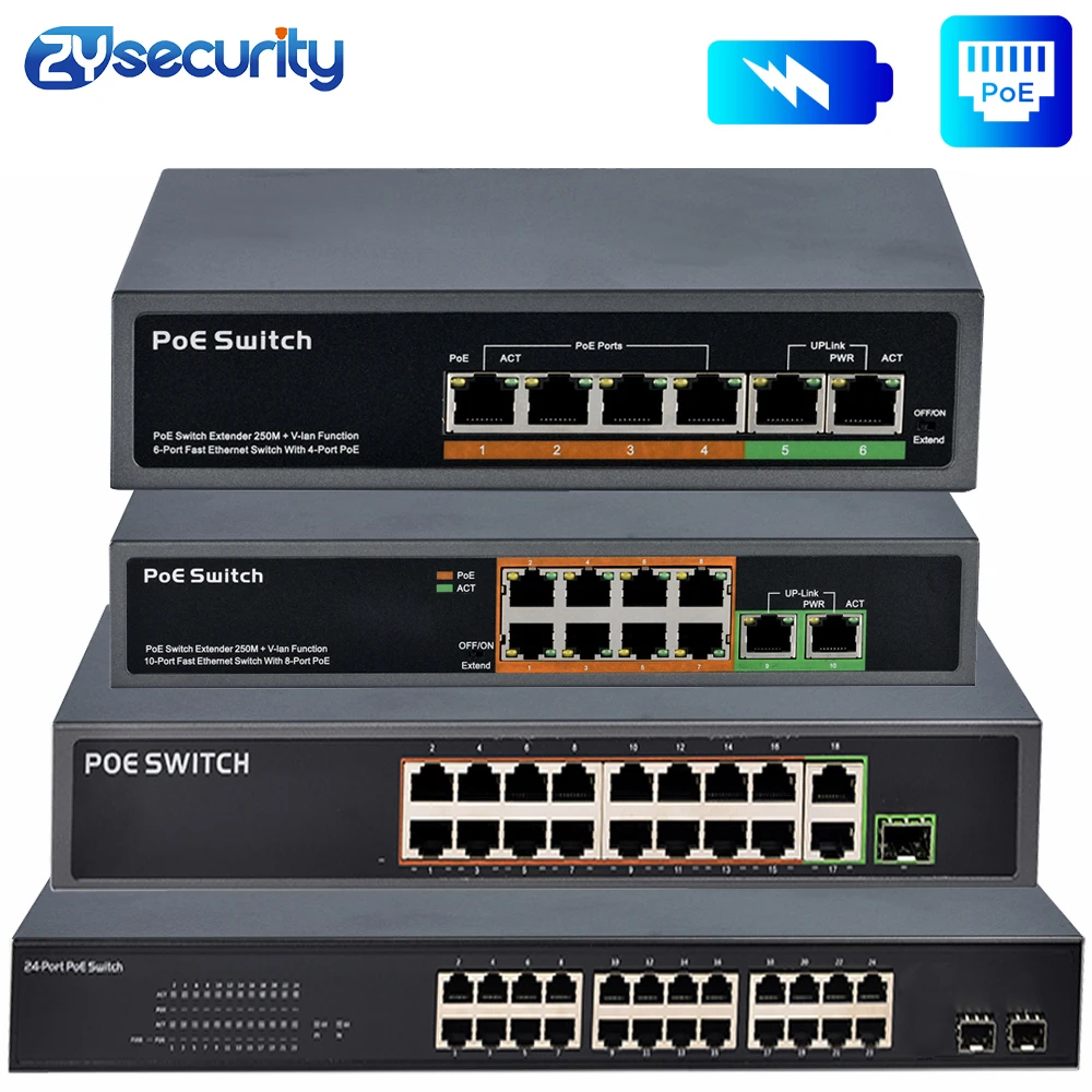 4 8 16 24 Port Poe Switch IEEE - Ethernet Switch 8 Port 리뷰 및 가격
