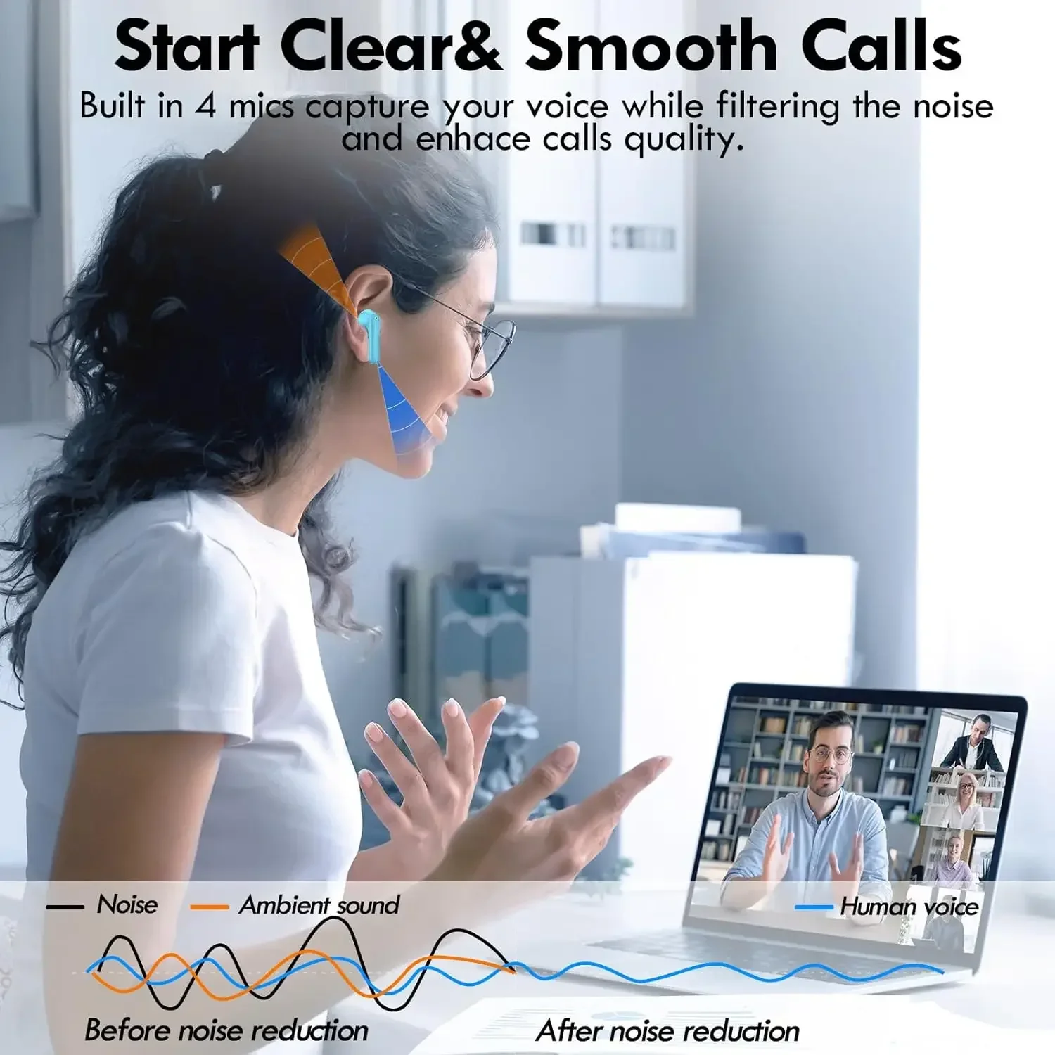 Original Air True Wireless blu - Office Tech Essentials 리뷰 및 가격