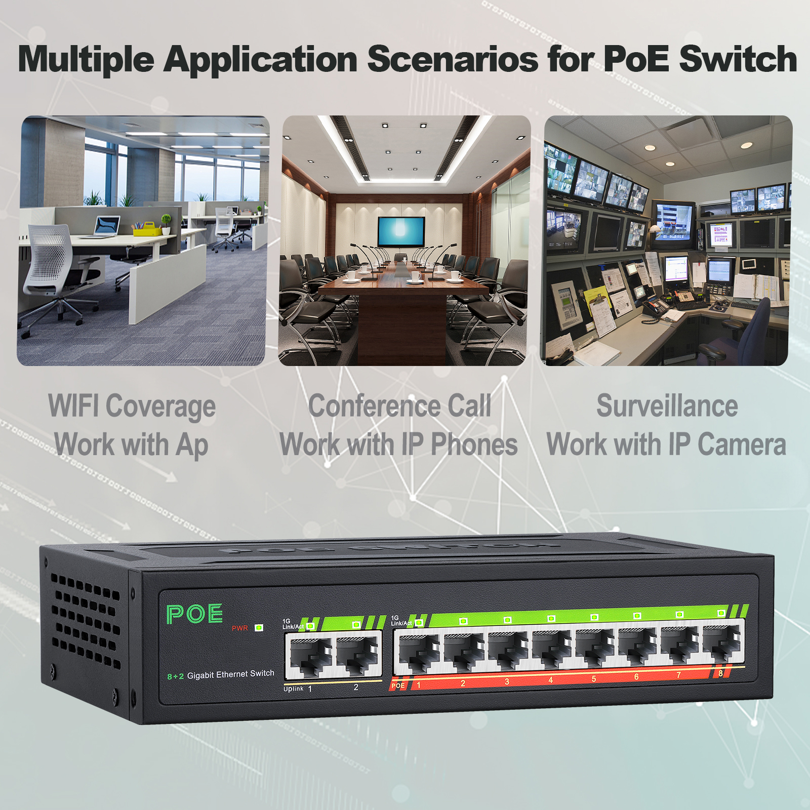 10 Ports Gigabit Switch1000Mbp - Ethernet Switch 8 Port 리뷰 및 가격