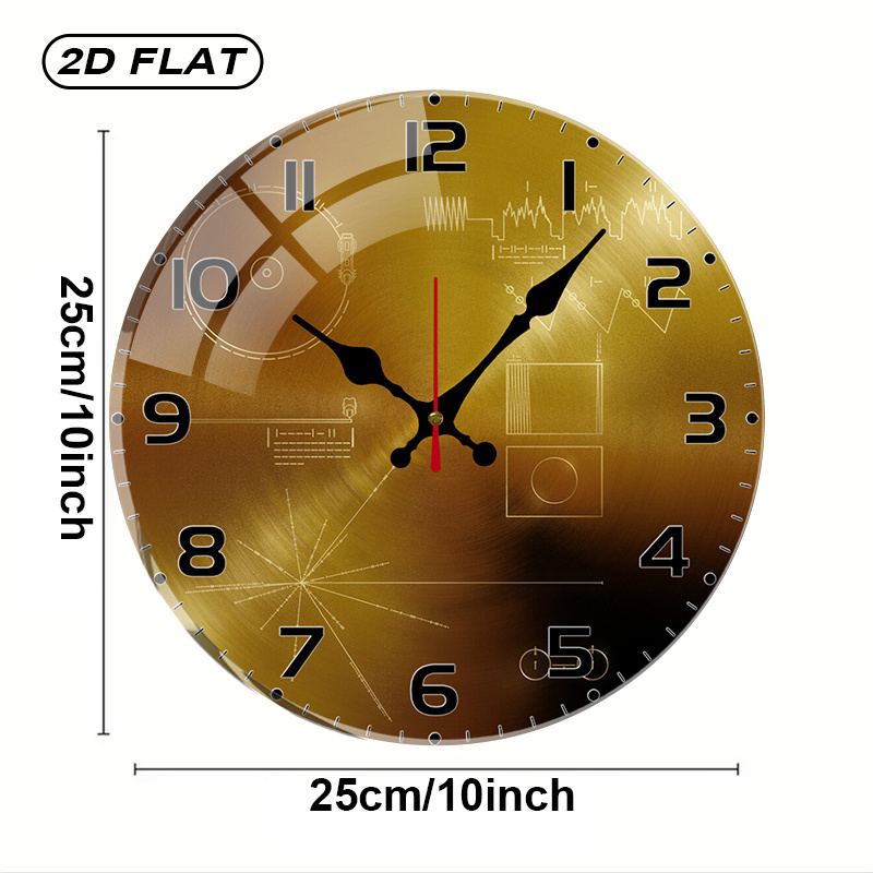 Tech Style Round Silent Acryli - Tech Office Wall Decor 리뷰 및 가격