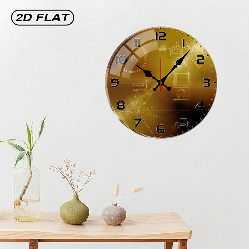 Tech Style Round Silent Acryli - Tech Office Wall Decor 리뷰 및 가격