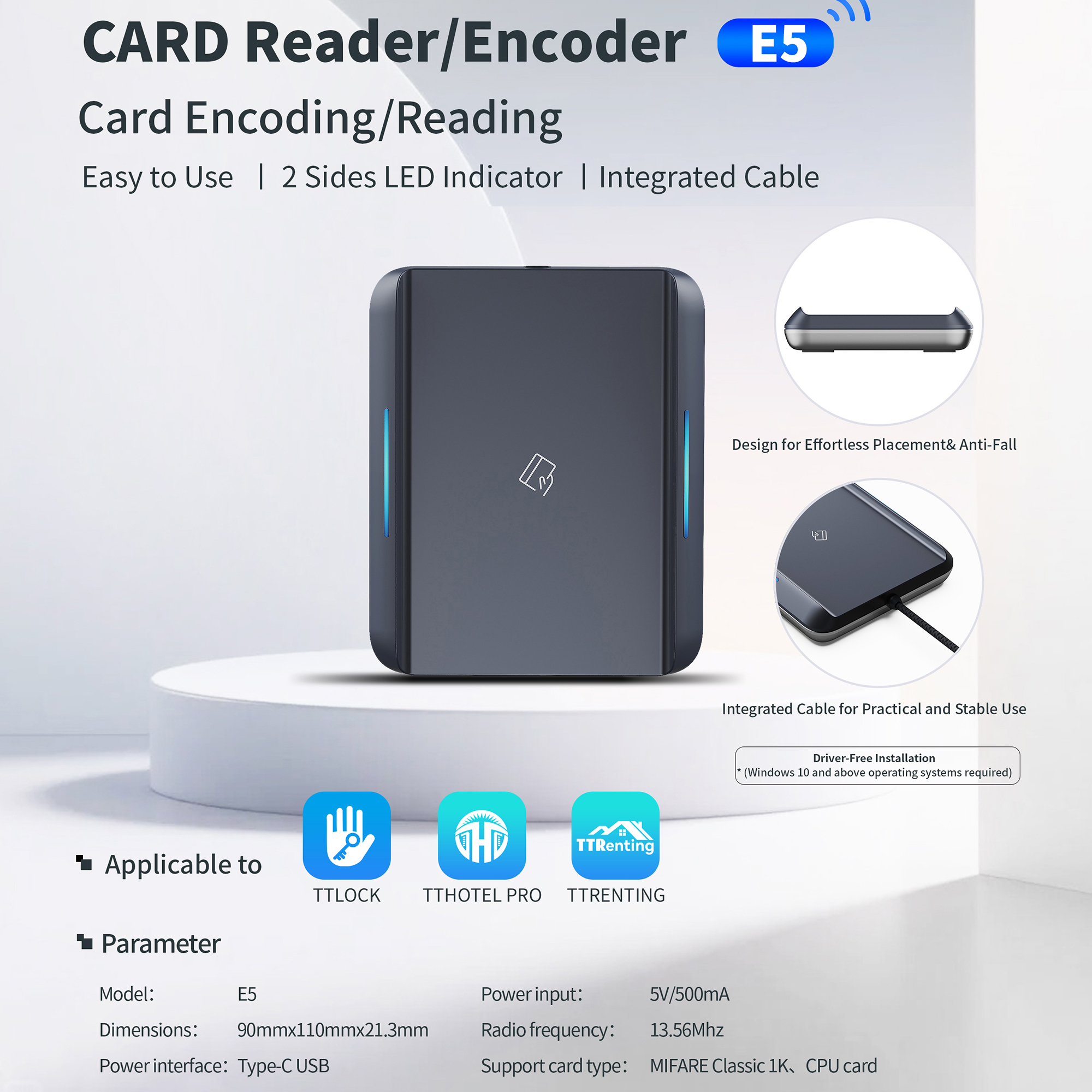 E5SN USB RFID M1 S50 Card Enco - Smart Card Reader 리뷰 및 가격