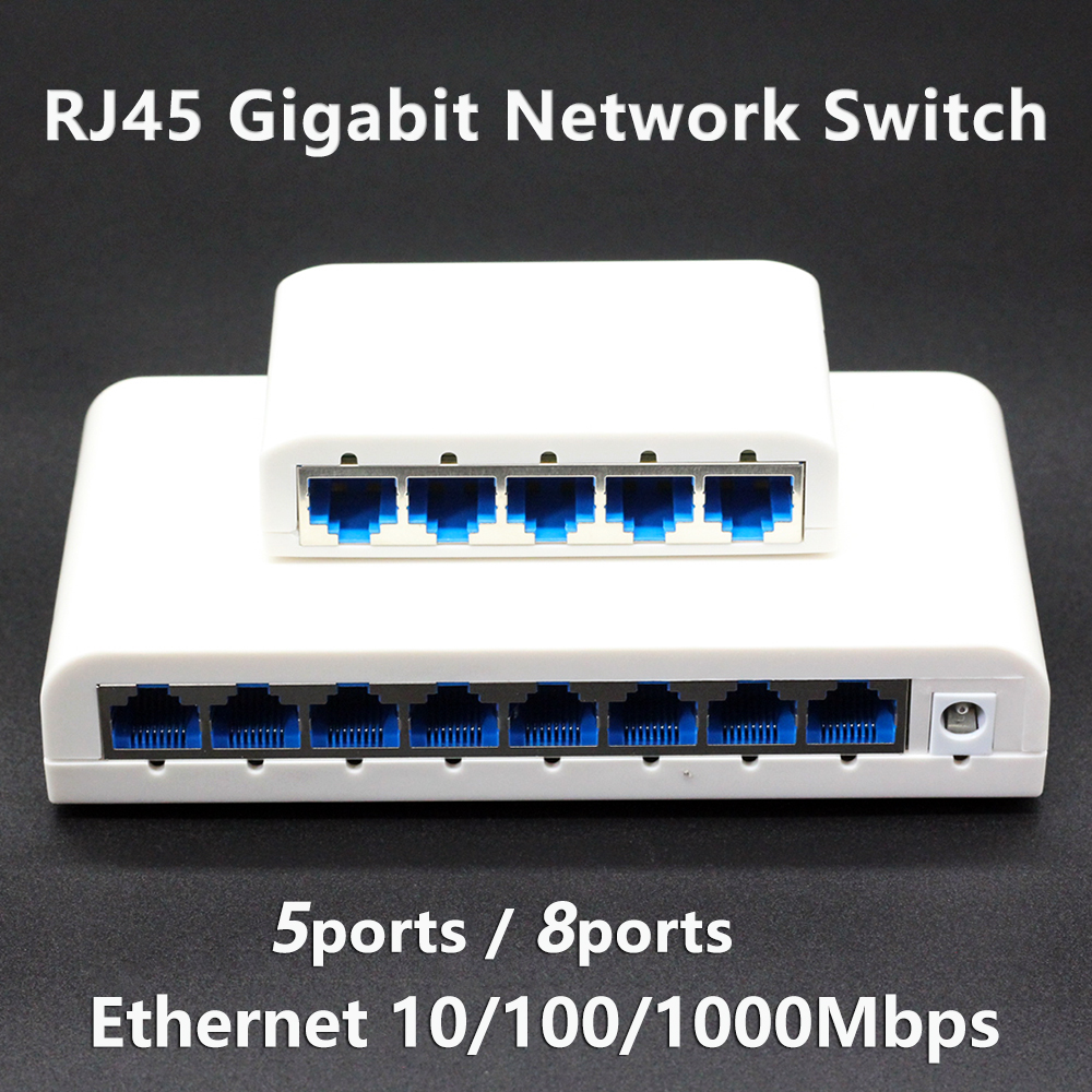 RJ45 5/8 port 10/100/1000Mbps  - Ethernet Switch 8 Port 리뷰 및 가격