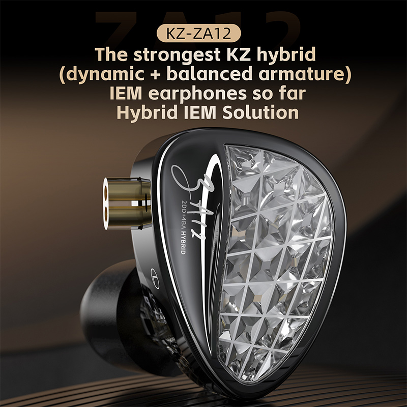 KZ ZA12 2DD+4BA Hybrid IEM Hea - Office Tech Essentials 리뷰 및 가격