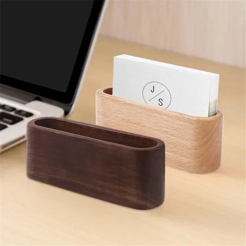 Wooden Business Card Holder No - Office Tech Essentials 리뷰 및 가격