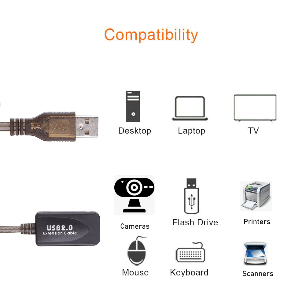 Active USB 2.0 Extension cable - Usb Extender Active 리뷰 및 가격
