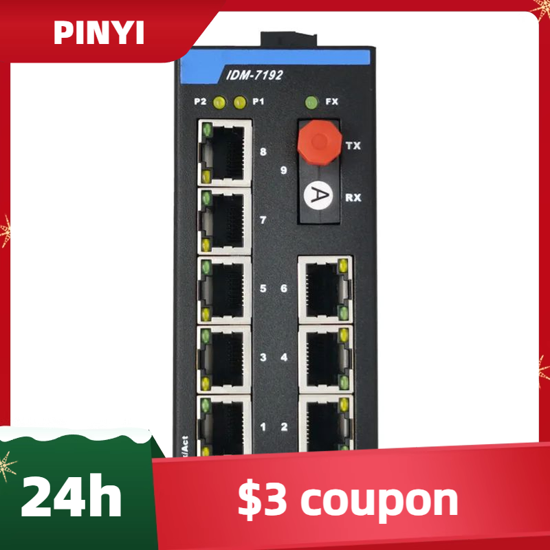IDM-7192-FC1 DIN Rail 9-Port I - Ethernet Switch 8 Port 리뷰 및 가격