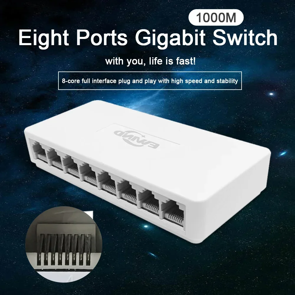 New 10/100/1000Mbps Ethernet S - Ethernet Switch 8 Port 리뷰 및 가격