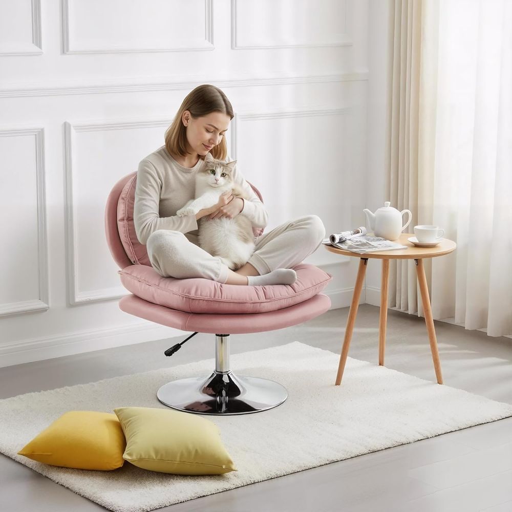 Swivel Vanity Chair with Heigh - Office Tech Room 리뷰 및 가격