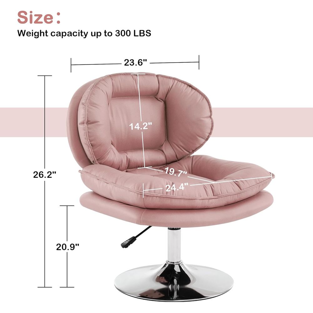 Swivel Vanity Chair with Heigh - Office Tech Room 리뷰 및 가격