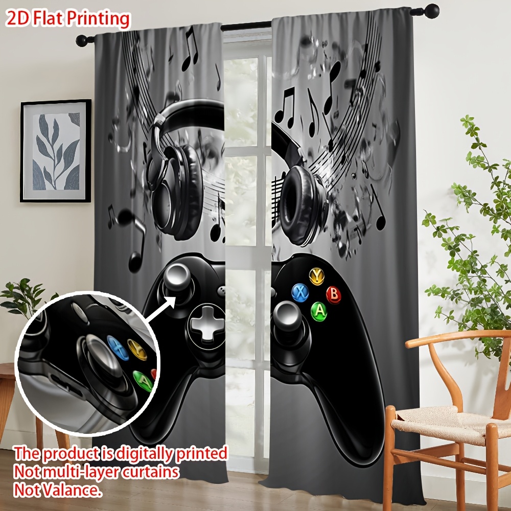 2pcs Game Controller Curtains  - Office Tech Room 리뷰 및 가격