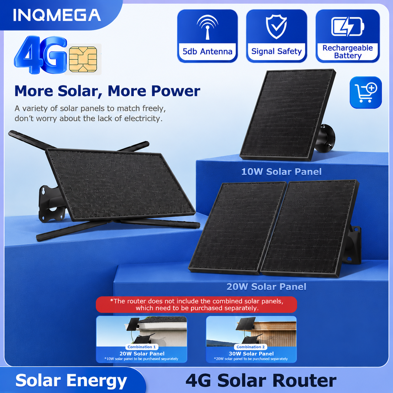 INQMEGA 4G LTE Solar Router 2. - 4G Lte Router Sim 리뷰 및 가격